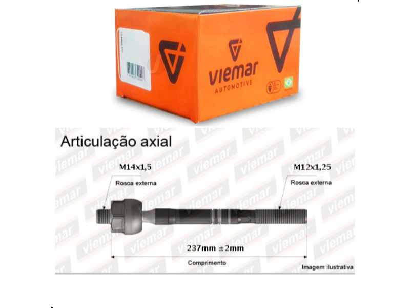 Axial Nissan Kicks 1.6 16V 16 - Lado Dir/Esq - 237Mm - M1
