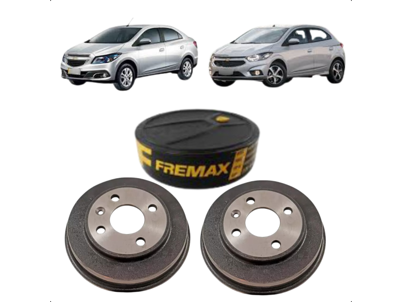 Tambor de Freio Traseiro Chevrolet Joy 1.0 8V 2020 2021 Fremax