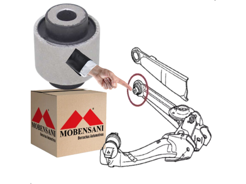 Jogo 12 Buchas Suspensão Traseira Civic G8 G9 2007 até 2016